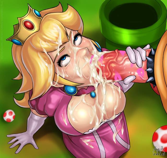 bowser+princess peach