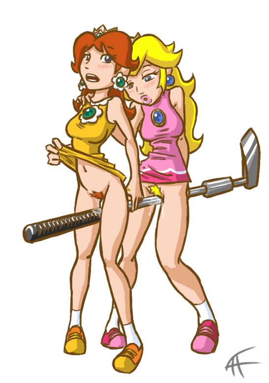 princess daisy+princess peach