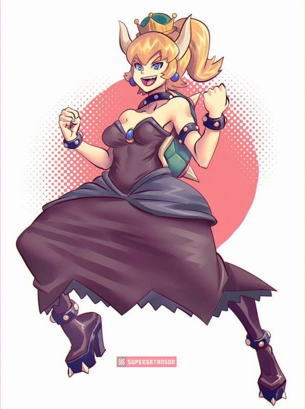 bowsette+princess peach