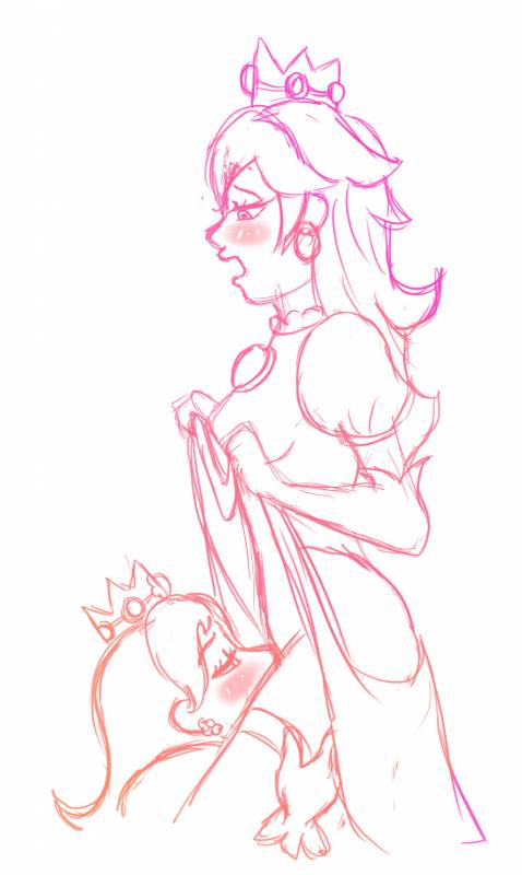 princess daisy+princess peach