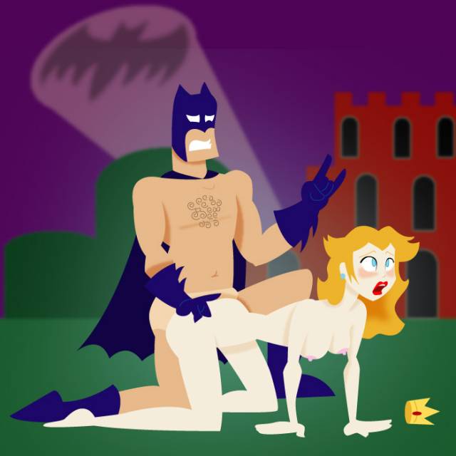 batman+princess peach