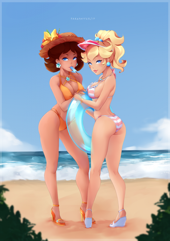 princess daisy+princess peach