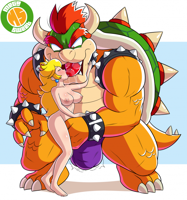 bowser+princess peach