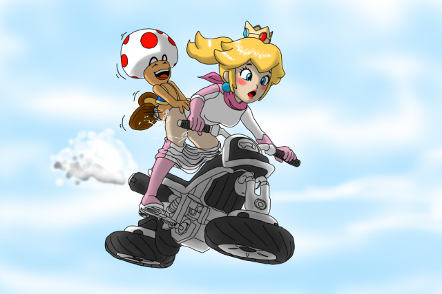 princess peach+toad (mario)