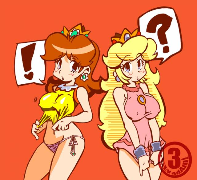 princess daisy+princess peach