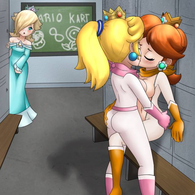 princess daisy+princess peach+princess rosalina