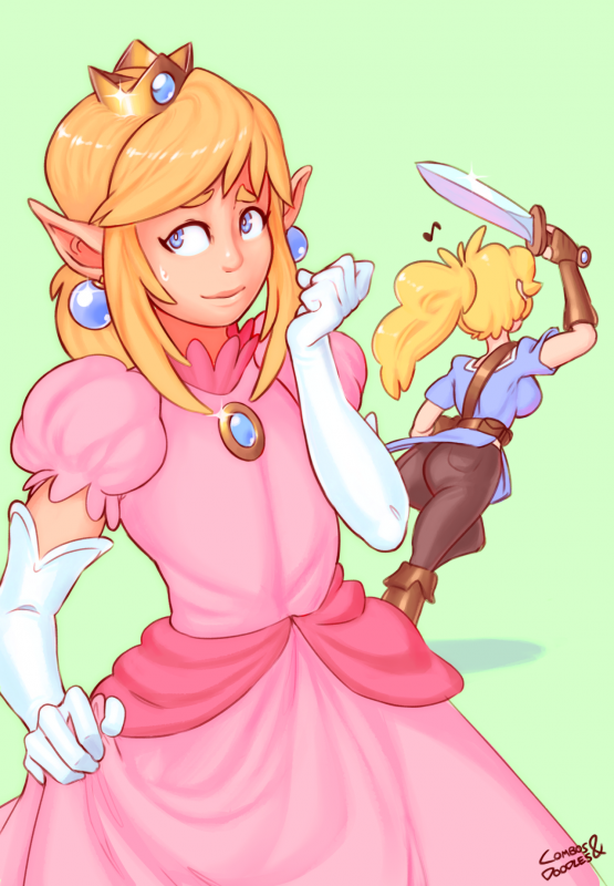 link+princess peach