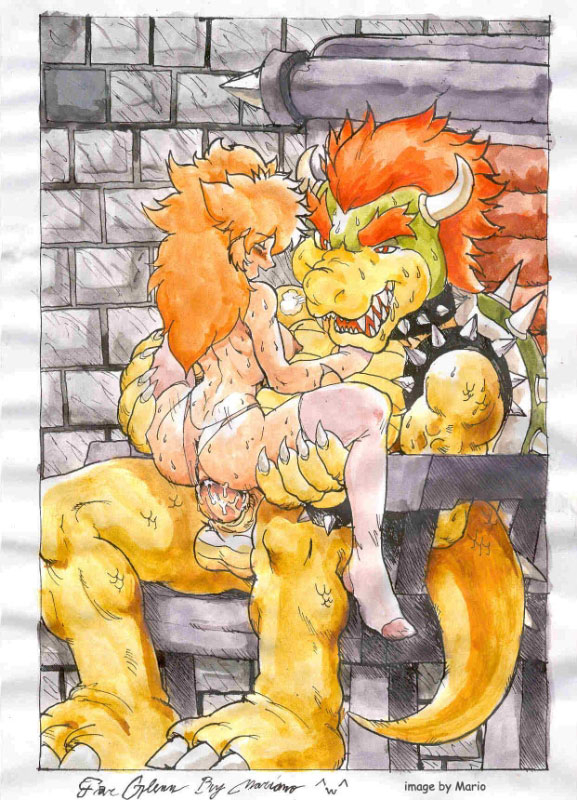 bowser+koopa+princess daisy+princess peach