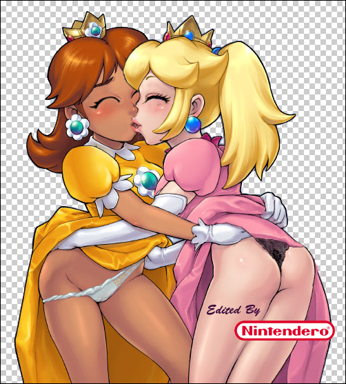 princess daisy+princess peach