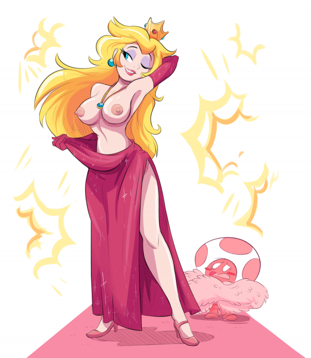 princess peach+toad