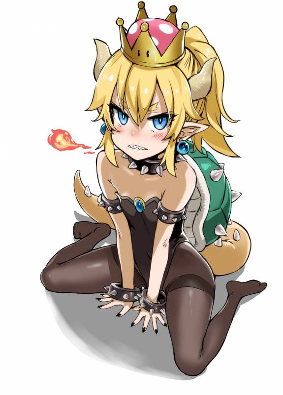 baby bowser+bowsette
