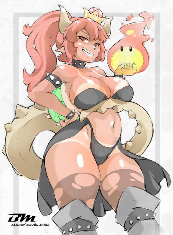 bowser+bowsette