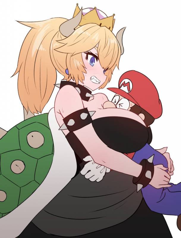 bowser+bowsette+mario