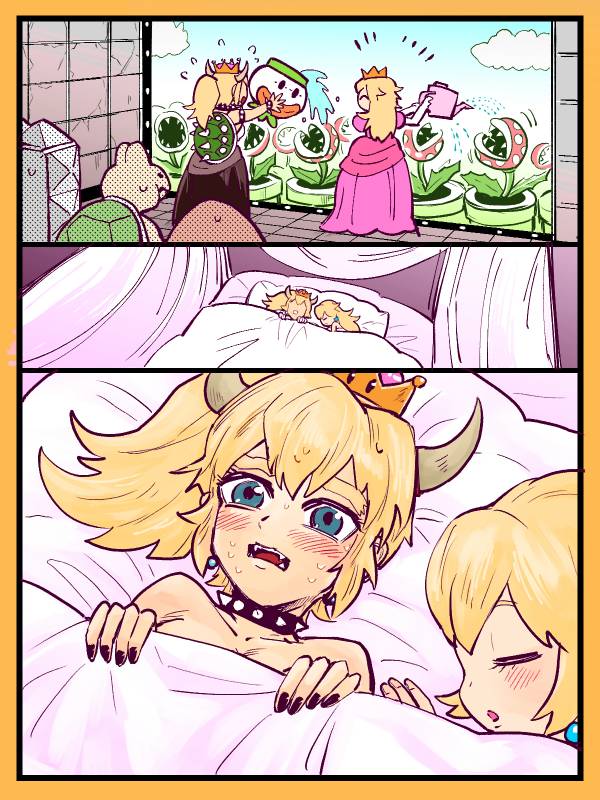 bowser+bowsette+goomba+koopa clown car+koopa troopa+piranha plant+princess peach