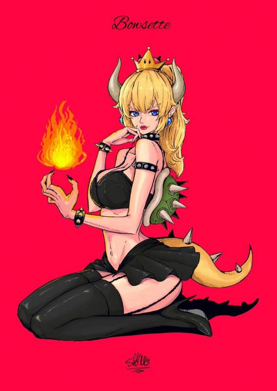 bowser+bowsette