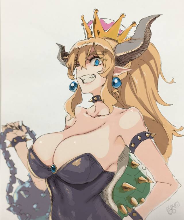 bowser+bowsette