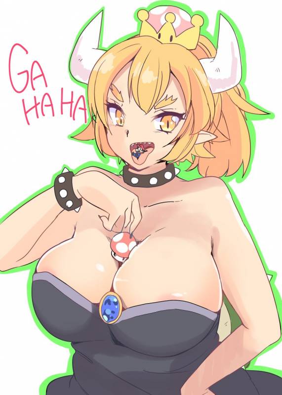 bowser+bowsette+mario