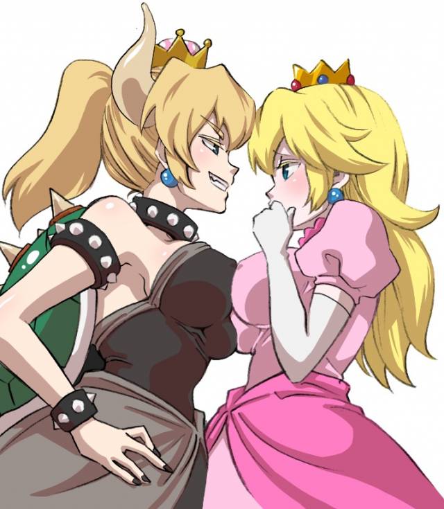 bowsette+princess peach