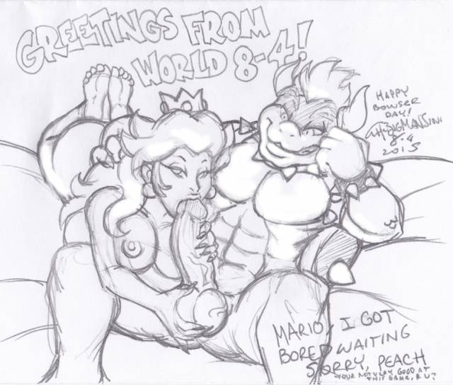 bowser+koopa+princess peach