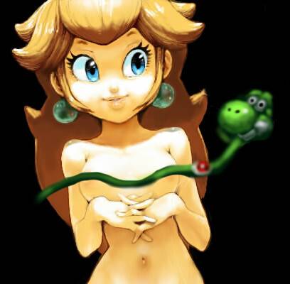 princess peach+yoshi